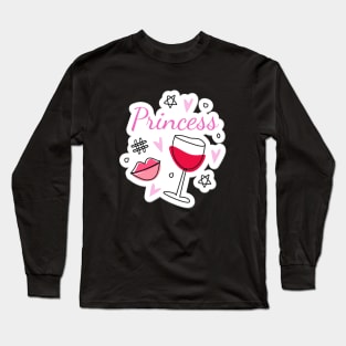 Party Princess Cute Design Long Sleeve T-Shirt